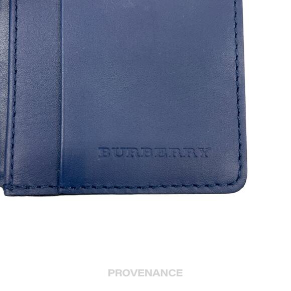 🔴 Burberry Pocket Organizer Wallet - Blue with Nova Check - Picture 7 of 8